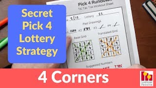 Secret Lottery Strategy To Win Pick 4 [upl. by Eikcor]