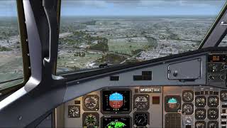 FSX Carenado ATR 42500 Cockpit Landing Bydgoszcz Airport EPBY [upl. by Nuahsed]