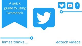 A quick guide to using Tweet deck [upl. by Akinot30]