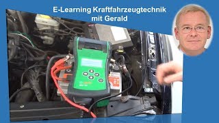 Batterietest mit Batterietester Bosch BAT131 Batterie Fahrzeugbatterie Starterbatterie [upl. by Goldfarb]