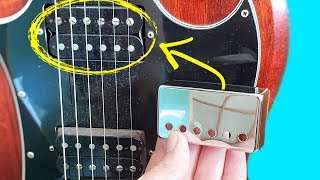 Easy Way To Install Humbucker Cover – How To Put Covers On Guitar Pickups [upl. by Aggy369]