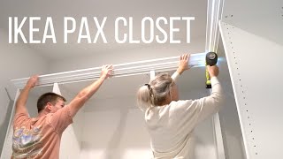 IKEA PAX Closet  Home With Stefani [upl. by Gothar194]