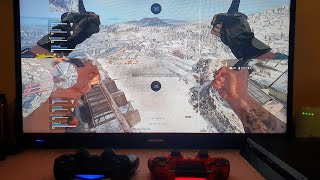 How To Split Screen On Warzone [upl. by Gnilrad]