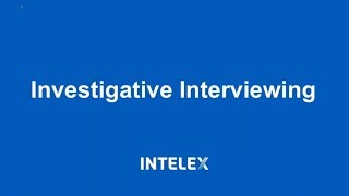 Investigative Interviewing Tips [upl. by Acquah]