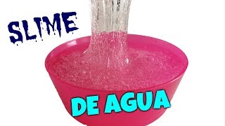 Haz SLIME DE AGUA Probando recetas de 💦Water Slime💦 [upl. by Ellesij115]