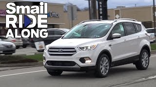 2018 Ford Escape Titanium  Review and Test Drive  Smail Ride Along [upl. by Fleur]