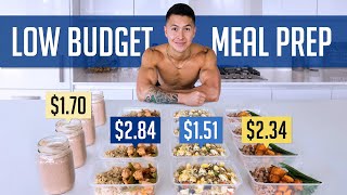 How To Build Muscle For 8Day HEALTHY MEAL PREP ON A BUDGET [upl. by Shih]