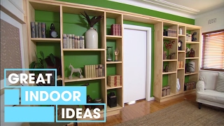 How To Build A Custom Wall Unit  Indoor  Great Home Ideas [upl. by Sedecrem]