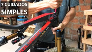 7 Mantenciones Fáciles y Simples para tu Bicicleta de Montaña [upl. by Eirtemed]