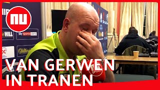 Huilende Van Gerwen legt uit waarom hij hekel aan Klaasen heeft  NUnl [upl. by Cheung]