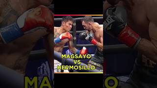 ANGEL HERMOSILLO VS MARK MAGNIFICO MAGSAYO FIGHT HIGHLIGHTS [upl. by Haggerty]