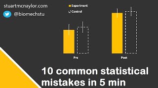 Ten Statistical Mistakes in 5 Min [upl. by Yevad519]