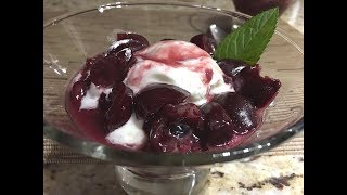 Cherries Jubilee Recipe • Elegantly Delicious  Episode 330 [upl. by Lajes]