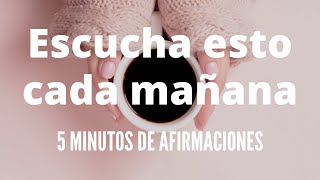 5 minutos de afirmaciones para tener un buen día  Med Soul [upl. by Kraul315]