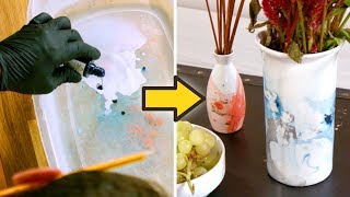 DIY Nail Polish Marbling for Beginners  HGTV Handmade [upl. by Linder]