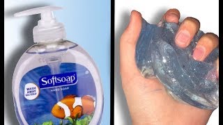 SOAP SLIME 💦 Testing NO GLUE SLIME Recipes [upl. by Laikeze]