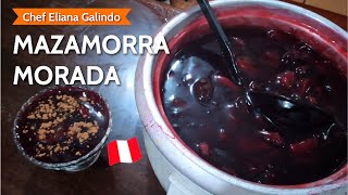 MAZAMORRA MORADA  Postres peruanos [upl. by Dnalra]