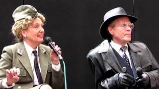 Helga amp Herr Flick Allo Allo panel at Comic Con Amsterdam 2019 [upl. by Ecnadnac]