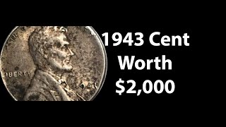 1943 Lincoln Cent Steel Penny Value  Do You Have A 1943 Silver Penny Worth 3000 [upl. by Merrie]