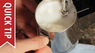 How to AutoFroth Milk for Lattes [upl. by Uthrop]