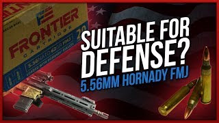 Suitable For Defense Hornady Frontier 62gr FMJ Gel Test [upl. by Dunlavy160]