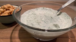 Dill Dip Perfect for Chips amp Crackers  Recipe  77 [upl. by Karlotte]