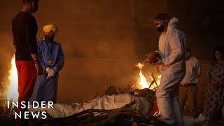 What Its Like To Work At A Crematorium In India As The Death Toll Mounts [upl. by Inami]