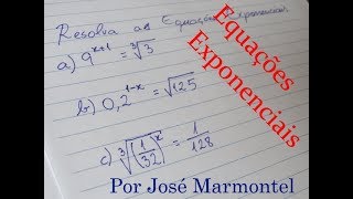 Equações exponenciais aula 3 FRAÇÕES E RAÍZES [upl. by Golden833]