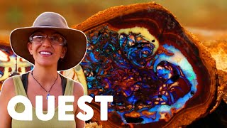 RAREST Opal Finds On Outback Opal Hunters [upl. by Lodie788]