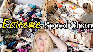 HOARDERS EXTREME SPEED CLEAN CLEANING DECLUTTERING AND ORGANIZING LIVING WITH CAMBRIEA [upl. by Frasch]