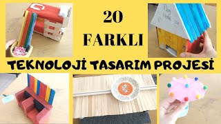 20 farklı TEKNOLOJİ TASARIM PROJESİ PROJE FİKİRLERİ teknoloji tasarım icatlar inovasyon örnekleri [upl. by Nawed]