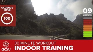 30 Minute Workout  Indoor Cycling Hill Climb Training [upl. by Adnuhsed]