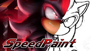 Sonic SpeedPaint  Its Time for Chaos Boost  Shadow Art [upl. by Diver999]