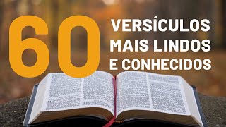 60 VERSÍCULOS MAIS LINDOS E CONHECIDOS DA BÍBLIA [upl. by Ridglea]