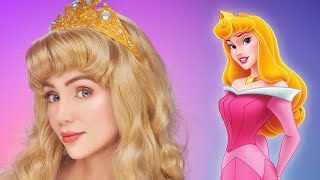 Sleeping Beauty Makeup Tutorial  Princess Aurora Transformation [upl. by Chico]