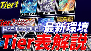 【最新環境】ガチ勢が徹底解説！マスターデュエルTier表【遊戯王MasterDuel】 [upl. by Brodsky]