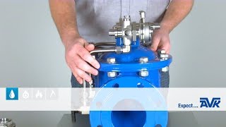 Control valves  how to change a PRV to a PSV  AVK [upl. by Noerb]