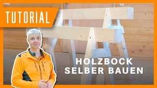 DIY Holzbock selber bauen  Anleitung für den perfekten Holzspalter  BaySF [upl. by Inaffyt]