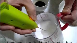 How To Make Latte Art with Mini Milk Frother [upl. by Notslah872]