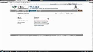 How to register as a tax payer on TRACES [upl. by Elleirol90]