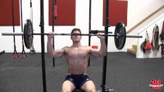 How To Seated Barbell Shoulder Press [upl. by Chor]