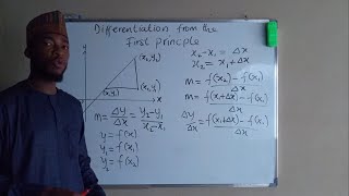 Differentiation from the first Principles [upl. by Eecyac]