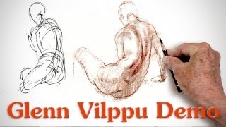 Drawing Demo by Glenn Vilppu [upl. by Otsedom]