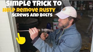 Remove RUSTED Screws from Wood [upl. by Nive]