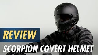 Scorpion Covert Helmet Review at CycleGearcom [upl. by Lila233]