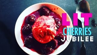 How to Make Cherries Jubilee [upl. by Ronnholm]