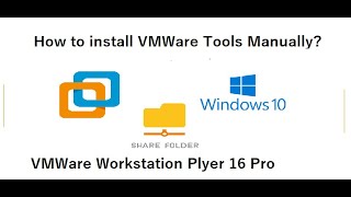 How to install VMWare tools manually on VMWare Workstation 16 Pro in 2021 on Windows 10 [upl. by Narhem]