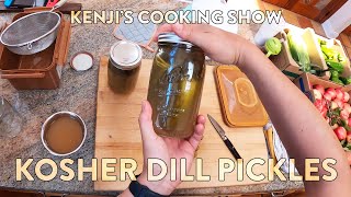 Kosher Dill Pickles  Kenjis Cooking Show [upl. by Frances]