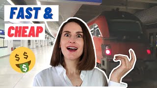 From Vienna Airport to the City Center Train and Bus explained  Travel Guide [upl. by Aihsetan]