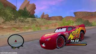 Cars The Game  Freeroam Crusing TOUR Radiator Springs Tailfin Pass amp Ornament Valley  Gameplay [upl. by Aihsia]